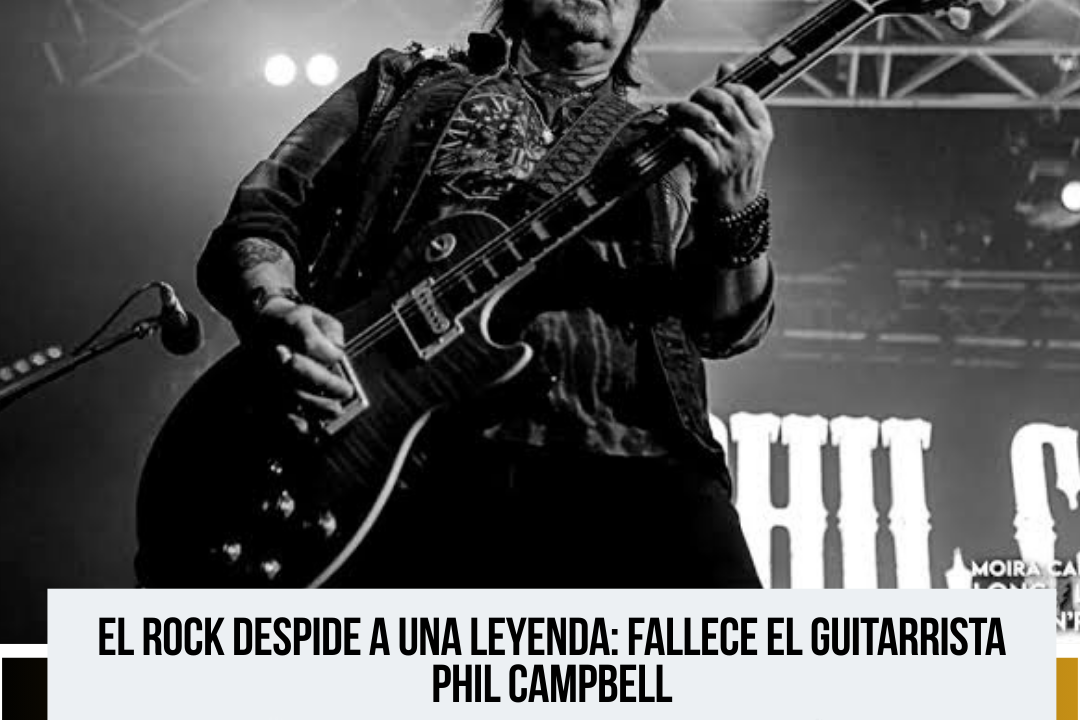 Fallece Phil Campbell, emblemático guitarrista de Motörhead y figura del heavy metal