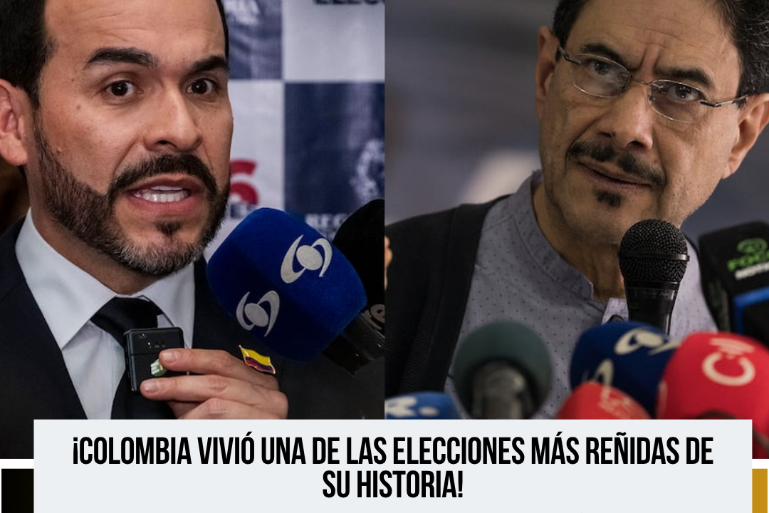 Preconteo de la segunda vuelta presidencial deja a Abelardo de la Espriella con una estrecha ventaja sobre Iván Cepeda