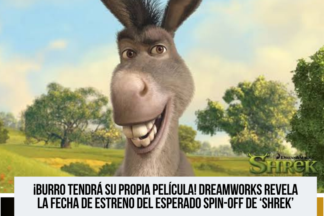 Burro dará el salto como protagonista: DreamWorks confirma su película en solitario y revela su fecha de estreno
