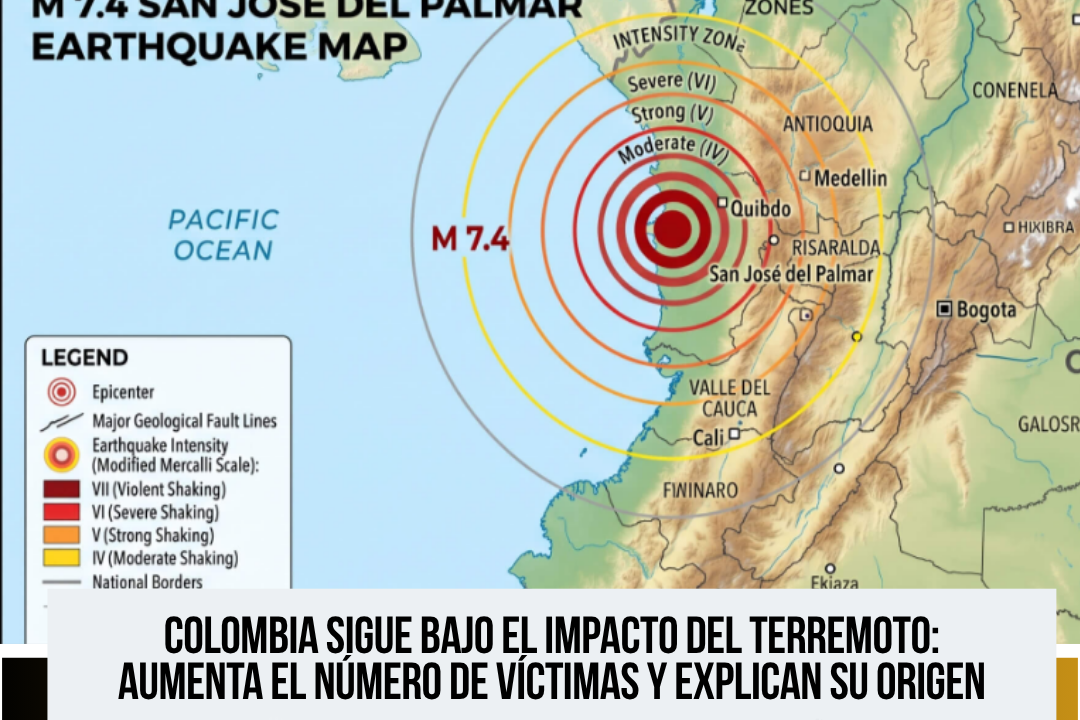 Colombia actualiza balance tras el terremoto: 265 muertos y más de 3.400 heridos