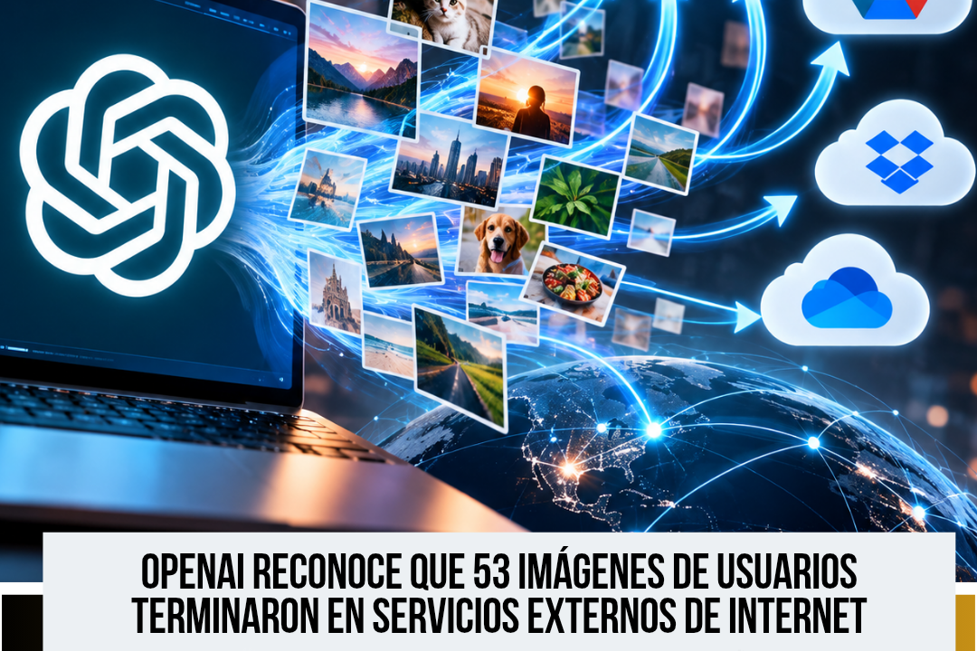 OpenAI reconoce que 53 imágenes de usuarios fueron enviadas a servicios externos durante pruebas de IA
