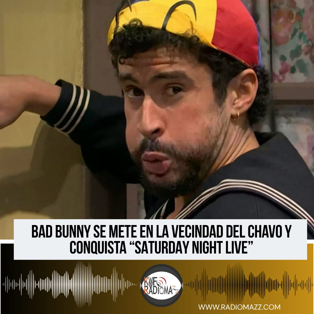 Bad Bunny abrió la nueva temporada de Saturday Night Live (4 de octubre) con un guiño directo al corazón latino: un homenaje a El Chavo del 8.