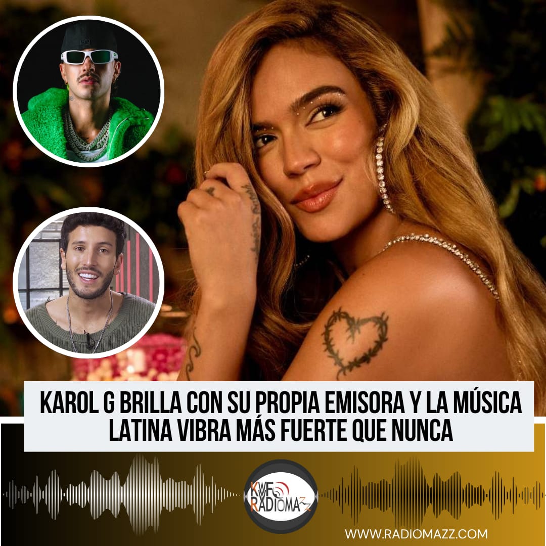 Para conmemorar el Mes de la Herencia Hispana, Karol G lanzó Karol G Radio en SiriusXM, canal temporal que invita a los fans a recorrer su camino al estrellato.