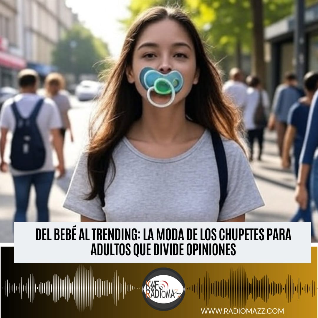 La controversial moda de los chupetes para adultos que causa revuelo en las redes. ¿Forma de expresión o un capricho raro? ¿será que lo próximo son los pañales?