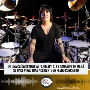 El músico sufrió una caída en pleno escenario, mientras interpretaba el tema “Déjame entrar”, generando preocupación entre el público y sus compañeros de grupo.