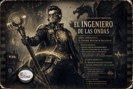Guardian número 6 que protege las transmisiones radiales.
