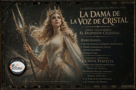 Guardiana número 7 que protege las transmisiones radiales.