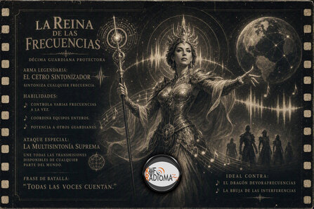 Guardiana número 10 que protege las transmisiones radiales.