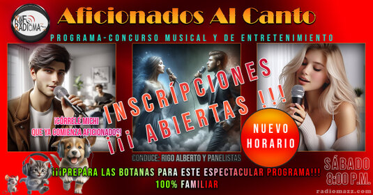 Aficionados Al Canto Programa de concurso de canto.