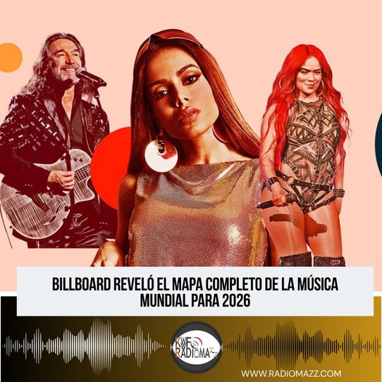 El listado inicia desde diciembre de 2025, incluyendo citas como Songwriters Festival en Texas y Decadence Arizona en Phoenix, y se extiende a lo largo de 2026.