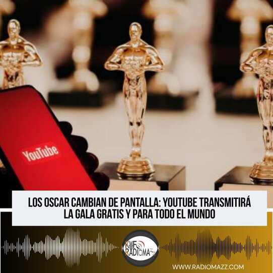 La Academia confirmó que, desde la edición 101 de los Oscar, YouTube será la plataforma exclusiva para la transmisión global de la gala, al menos hasta 2033.