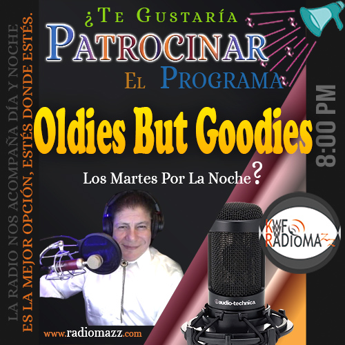 Imagen decorativa para patrocinar el programa Oldies But Goodies.