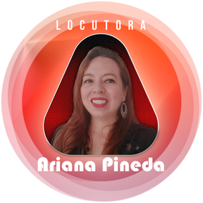 Imagen de la Locutora Ariana Pineda.